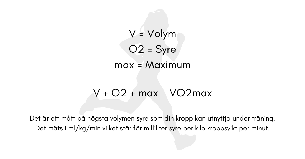 beskrivning av VO2max