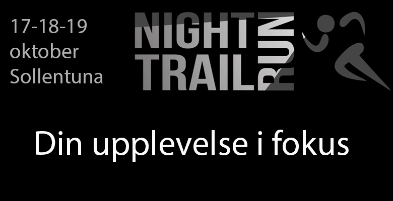 Night trail run